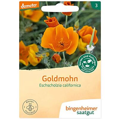 Bingenheimer Saatgut Goldmohn 1 Tüte Bingenheimer Saatgut Goldmohn 1 Tüte