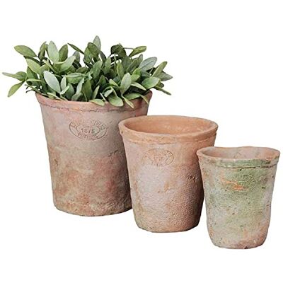 Esschert Design Esschert AT01 Aged Terracotta 3-er Topfset rund Esschert Design Esschert AT01 Aged Terracotta 3-er Topfset rund