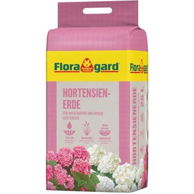 Floragard Hortensienerde rosa/weiß, Spezialerde zum Pflanzen und Umtopfen in Beet und Kübel, 25 L Floragard Hortensienerde rosa/weiß, Spezialerde zum Pflanzen und Umtopfen in Beet und Kübel, 25 L