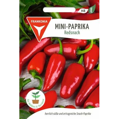 Frankonia ® Mini-Paprika, Redsnack Gemüse-Samen Paprika-Samen Saatgut Samen (Capsicum) Frankonia ® Mini-Paprika, Redsnack Gemüse-Samen Paprika-Samen Saatgut Samen (Capsicum)