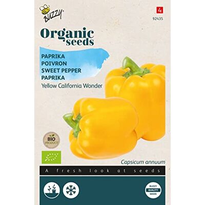 Arborix Buzzy Organic Sweet Pepper Yellow California Wonder Inhalt: ca. 0,25 Gramm Arborix Buzzy Organic Sweet Pepper Yellow California Wonder Inhalt: ca. 0,25 Gramm