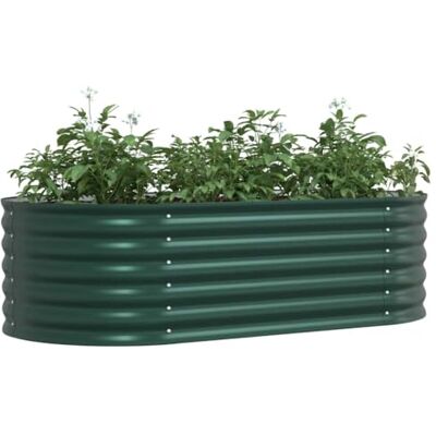 vidaXL Garten Pflanzkübel Grün - Pflanzer vidaXL Garten Pflanzkübel Grün - Pflanzer
