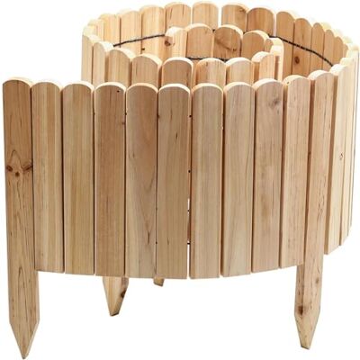 Gartenwelt Riegelsberger Rollboarder 203 cm Naturholz Zaunhöhe 30 cm Flexible Beetumrandung aus Tannenholz Rasenkante & Beeteinfassung für Garten und Rasen Gartenwelt Riegelsberger Rollboarder 203 cm Naturholz Zaunhöhe 30 cm Flexible Beetumrandung aus Tannenholz Rasenkante & Beeteinfassung für Garten und Rasen