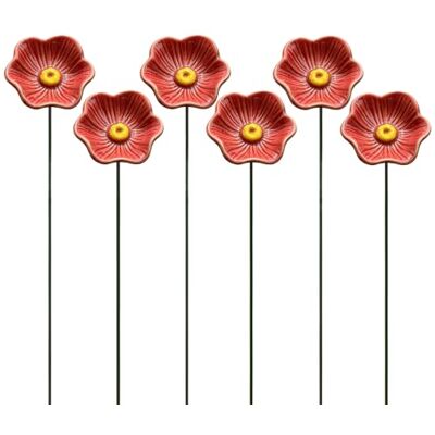 Generic 6 Stück Blumen-Keramik-Bienen-Bewässerungsstation (rot) 6/10 Stück Bienen-Futterstation, Blumen-Keramik-Bienen-Bewässerungsstation, leicht zu reinigen und tragbar, Generic 6 Stück Blumen-Keramik-Bienen-Bewässerungsstation (rot) 6/10 Stück Bienen-Futterstation, Blumen-Keramik-Bienen-Bewässerungsstation, leicht zu reinigen und tragbar,