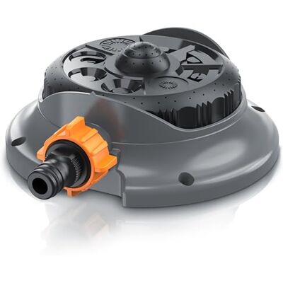 Brandson 3/4 Zoll Rasensprinkler Flächenregner Garten Sprinkler 8 verstellbare Sprühformen 110 m² Beregnungsfläche – Viereckregner Rasensprenger inkl. Schnellkupplungsadapter Brandson 3/4 Zoll Rasensprinkler Flächenregner Garten Sprinkler 8 verstellbare Sprühformen 110 m² Beregnungsfläche – Viereckregner Rasensprenger inkl. Schnellkupplungsadapter
