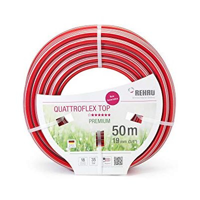 REHAU Premium Gartenschlauch Quattroflex Top 3/4 Zoll, Länge 50 Meter REHAU Premium Gartenschlauch Quattroflex Top 3/4 Zoll, Länge 50 Meter