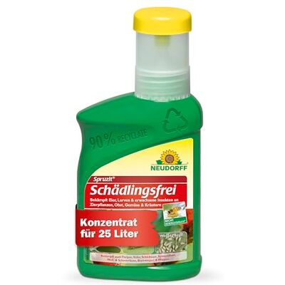 Neudorff Spruzit Schädlingsfrei – Konzentrat bekämpft Schädlinge wie Buchsbaumzünsler, Blattläuse, Thripse an Zierpflanzen, Gemüse, Kräutern, 250 ml Neudorff Spruzit Schädlingsfrei – Konzentrat bekämpft Schädlinge wie Buchsbaumzünsler, Blattläuse, Thripse an Zierpflanzen, Gemüse, Kräutern, 250 ml