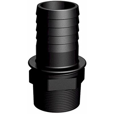 Unbekannt Schlauchverschraubung 2 Zoll AG BSP 59/60mm auf 2 Zoll (50 mm) Schlauchtülle (PP/GF) mit FEST aufgesetzter Mutter (Nicht drehbar) Unbekannt Schlauchverschraubung 2 Zoll AG BSP 59/60mm auf 2 Zoll (50 mm) Schlauchtülle (PP/GF) mit FEST aufgesetzter Mutter (Nicht drehbar)