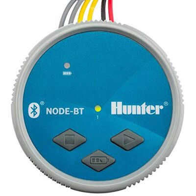 Hunter Company Node-BT Batteriebetriebener 1-Station Bluetooth Bewässerungsregler (DC-Magnetspule nicht im Lieferumfang enthalten) Hunter Company Node-BT Batteriebetriebener 1-Station Bluetooth Bewässerungsregler (DC-Magnetspule nicht im Lieferumfang enthalten)