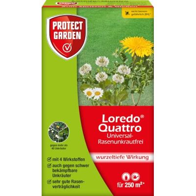 PROTECT GARDEN Universal-Rasenunkrautfrei Loredo Quattro Rasen-Unkrautvernichter gegen hartnäckige Unkräuter mit 4-fach Wirkung, 250 ml PROTECT GARDEN Universal-Rasenunkrautfrei Loredo Quattro Rasen-Unkrautvernichter gegen hartnäckige Unkräuter mit 4-fach Wirkung, 250 ml