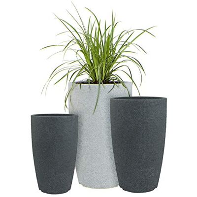 Pflanzwerk ® Pflanzkübel Kunststoff Pipe Grau 55cm Blumentopf *Frostbeständige Blumenkübel* *100% ÖKOLOGISCH* *2 Jahre GARANTIE* *Premium Pflanzenkübel Qualität* Pflanzwerk ® Pflanzkübel Kunststoff Pipe Grau 55cm Blumentopf *Frostbeständige Blumenkübel* *100% ÖKOLOGISCH* *2 Jahre GARANTIE* *Premium Pflanzenkübel Qualität*