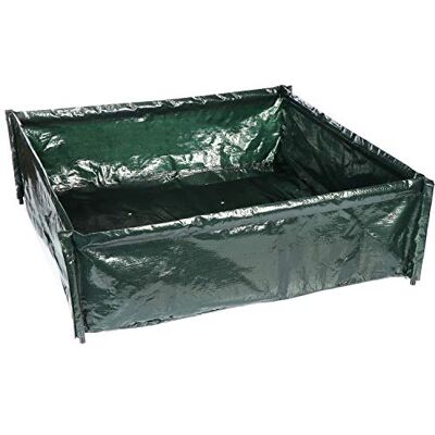 com-four ® Pflanzenwachstumstasche, Mini-Beet ideal für Balkon und Terrasse Pflanzbeutel für Pflanzen Gemüse Kräuter Blumen ca. 75 x 75 x 25 cm com-four ® Pflanzenwachstumstasche, Mini-Beet ideal für Balkon und Terrasse Pflanzbeutel für Pflanzen Gemüse Kräuter Blumen ca. 75 x 75 x 25 cm