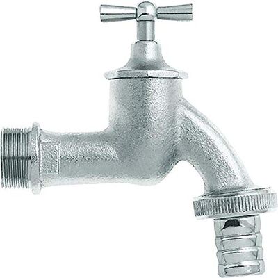 GEKA Auslaufventil MS-MT 1/2 Zoll mit Verschraubung, Messing, Silber, 48 x 28 x 28 cm GEKA Auslaufventil MS-MT 1/2 Zoll mit Verschraubung, Messing, Silber, 48 x 28 x 28 cm