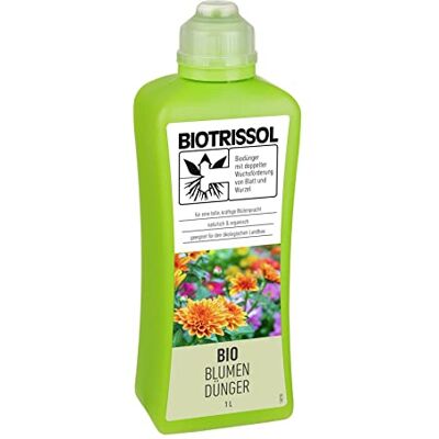 Compo BIOTRISSOL Bio Blumendünger, Dünger für alle Blumen in Gartenbeet, Kübel sowie für Zimmerpflanzen, 100 % pflanzliche Inhaltsstoffe, Vegan, 1 L Compo BIOTRISSOL Bio Blumendünger, Dünger für alle Blumen in Gartenbeet, Kübel sowie für Zimmerpflanzen, 100 % pflanzliche Inhaltsstoffe, Vegan, 1 L