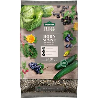 Dehner Bio Hornspäne, hochwertiger Dünger für Balkonpflanzen/Gartenpflanzen, ökologischer Universaldünger, natürliche Langzeitwirkung, 2.5 kg, ca. 25 qm, bunt Dehner Bio Hornspäne, hochwertiger Dünger für Balkonpflanzen/Gartenpflanzen, ökologischer Universaldünger, natürliche Langzeitwirkung, 2.5 kg, ca. 25 qm, bunt