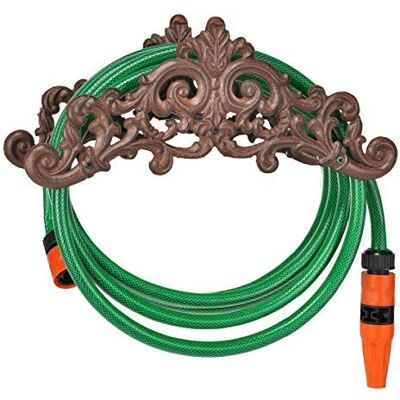 Spetebo Robuster Wandschlauchhalter aus Gusseisen Halterung für Gartenschlauch Antik Garten Schlauchhalter Spetebo Robuster Wandschlauchhalter aus Gusseisen Halterung für Gartenschlauch Antik Garten Schlauchhalter
