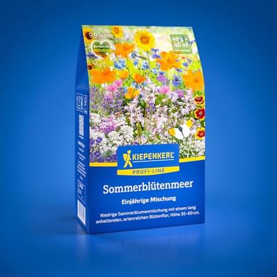 Kiepenkerl Blumensamen-Mischung Sommerblütenmeer 1078450, Sommerblumensaat Niedrige Sommerblumenmischung mit lang anhaltendem Blütenflor, Aussaat ab Freiland, für Beet, Rabatte & Balkonkasten Kiepenkerl Blumensamen-Mischung Sommerblütenmeer 1078450, Sommerblumensaat Niedrige Sommerblumenmischung mit lang anhaltendem Blütenflor, Aussaat ab Freiland, für Beet, Rabatte & Balkonkasten