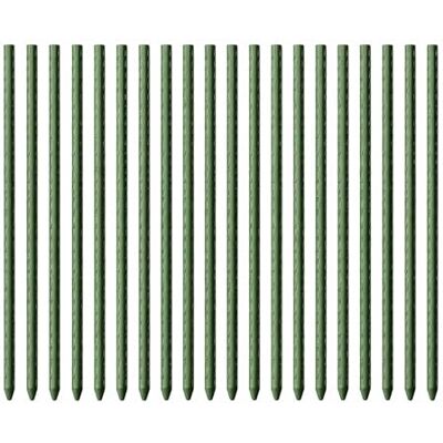 Toboli 20x Pflanzstäbe grün 90 cm Ø 11 mm Rankstäbe aus Metall und Kunststoff, Pflanzstangen für Tomaten und Kletterpflanzen Toboli 20x Pflanzstäbe grün 90 cm Ø 11 mm Rankstäbe aus Metall und Kunststoff, Pflanzstangen für Tomaten und Kletterpflanzen
