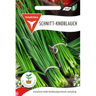 Frankonia Schnitt-Knoblauch, Lauch schmeckt wie Knoblauch Kräuter-Samen Gewürz-Samen (Aium tuberosum) Frankonia Schnitt-Knoblauch, Lauch schmeckt wie Knoblauch Kräuter-Samen Gewürz-Samen (Aium tuberosum)