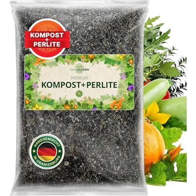 ORAGARDEN Kompost 1L – Komposterde für Pflanzen und Garten – mit Perlite für lockeren Boden ORAGARDEN Kompost 1L – Komposterde für Pflanzen und Garten – mit Perlite für lockeren Boden