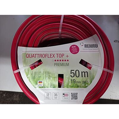Generic REHAU Quattroflex Top Premium Garden Hose 50 m Very Flexible No Twisting Extremely Pressure Resistant Generic REHAU Quattroflex Top Premium Garden Hose 50 m Very Flexible No Twisting Extremely Pressure Resistant