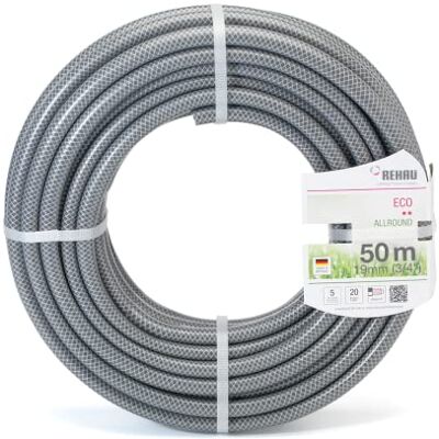 REHAU Gartenschlauch ECO 3/4 Zoll 50m: einfach Aber gut für Hobbybereich mit geringer Beanspruchung, leichte Handhabung, schadstofffrei REHAU Gartenschlauch ECO 3/4 Zoll 50m: einfach Aber gut für Hobbybereich mit geringer Beanspruchung, leichte Handhabung, schadstofffrei