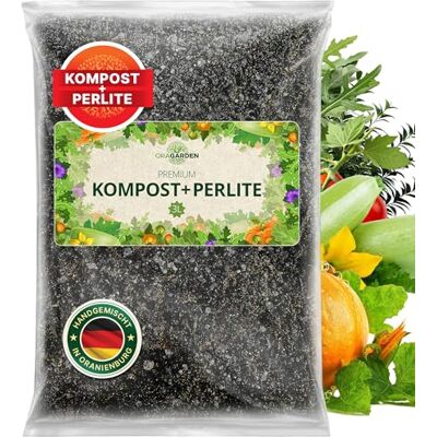 ORAGARDEN Kompost 3L – Komposterde für Pflanzen und Garten – mit Perlite für lockeren Boden ORAGARDEN Kompost 3L – Komposterde für Pflanzen und Garten – mit Perlite für lockeren Boden