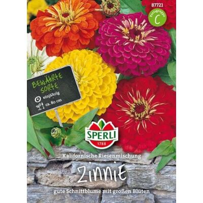 Sperli Zinnie Kalifornische Riesen, Mischung Sperli Zinnie Kalifornische Riesen, Mischung
