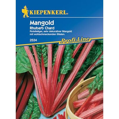 Kiepenkerl Profi-Line Mangoldsamen Rhubarb Chard Dekorative & schmackhafte Gemüsesamen für Mangold, Mehrfachernte, ideal für Gemüsegarten & Gemüsezucht, Samen für Gemüse Kiepenkerl Profi-Line Mangoldsamen Rhubarb Chard Dekorative & schmackhafte Gemüsesamen für Mangold, Mehrfachernte, ideal für Gemüsegarten & Gemüsezucht, Samen für Gemüse