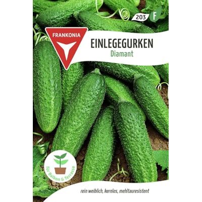 Frankonia ® Einlegegurke, Diamant F1 Gemüse-Samen Gurken-Samen Saatgut Samen (Cucumis sativus) Frankonia ® Einlegegurke, Diamant F1 Gemüse-Samen Gurken-Samen Saatgut Samen (Cucumis sativus)