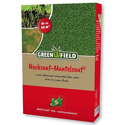 Greenfield Nachsaat Mantelsaat 1kg Rasensamen Sportrasen Spielrasen Regeneration Greenfield Nachsaat Mantelsaat 1kg Rasensamen Sportrasen Spielrasen Regeneration