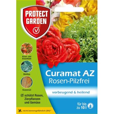 PROTECT GARDEN Curamat AZ Rosen-Pilzfrei, Konzentrat gegen Pilzkrankheiten mit vorbeugender und heilender Wikung an Rosen, Zierpflanzen und Gemüse, 15 ml Konzentrat PROTECT GARDEN Curamat AZ Rosen-Pilzfrei, Konzentrat gegen Pilzkrankheiten mit vorbeugender und heilender Wikung an Rosen, Zierpflanzen und Gemüse, 15 ml Konzentrat