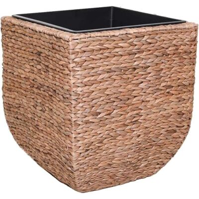 VIVANNO Pflanzkübel Asia 50 Wasserhyazinthe Natur Pflanzgefäß 45x45 cm Nachhaltiger Blumentopf mit PE-Einsatz, handgeflochtener Pflanzentopf für Zimmerpflanzen, runder Kübel im Asia-Stil. VIVANNO Pflanzkübel Asia 50 Wasserhyazinthe Natur Pflanzgefäß 45x45 cm Nachhaltiger Blumentopf mit PE-Einsatz, handgeflochtener Pflanzentopf für Zimmerpflanzen, runder Kübel im Asia-Stil.