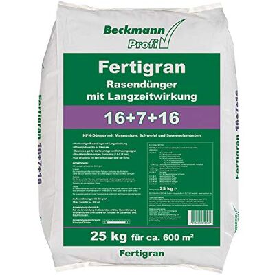 Beckmann Dünger für Sportplätze 16+7+16 25Kg - Rasenfutter für Sportplätze Beckmann Dünger für Sportplätze 16+7+16 25Kg - Rasenfutter für Sportplätze