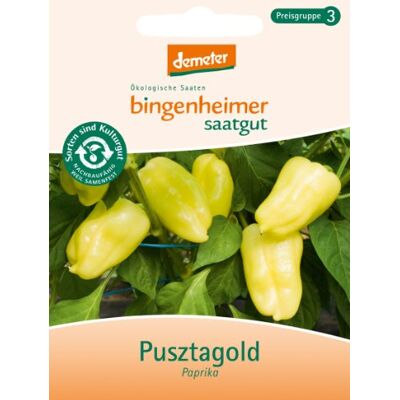 Bingenheimer Saatgut Paprika Pusztagold Bingenheimer Saatgut Paprika Pusztagold