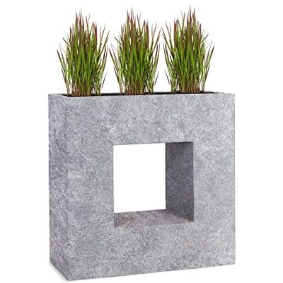 Pflanzwerk ® Pflanzkübel Vista Lava Hellgrau 66x66x28cm Blumentopf *Frostbeständige Blumenkübel* *UV-Schutz* *Premium Pflanzenkübel Qualität* Pflanzwerk ® Pflanzkübel Vista Lava Hellgrau 66x66x28cm Blumentopf *Frostbeständige Blumenkübel* *UV-Schutz* *Premium Pflanzenkübel Qualität*
