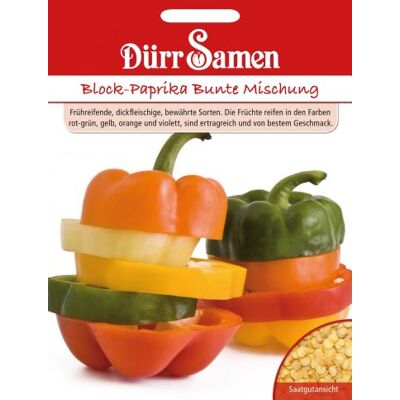 Dürr-Samen Dürr Samen 1016 Blockpaprika Bunte Mischung (Blockpaprikasamen) Dürr-Samen Dürr Samen 1016 Blockpaprika Bunte Mischung (Blockpaprikasamen)