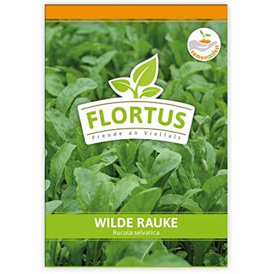 FLORTUS Freude an Vielfalt FLORTUS Wilde Rauke Kräutersamen Raukesamen Rucolasamen Samen zur Anzucht für Garten, Balkon, Küche & Fensterbank FLORTUS Freude an Vielfalt FLORTUS Wilde Rauke Kräutersamen Raukesamen Rucolasamen Samen zur Anzucht für Garten, Balkon, Küche & Fensterbank