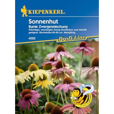 Kiepenkerl Profi-Line Sonnenhutsamen Bunte Zwergenmischung 4092 Prächtiger, verzweigter Zwerg-Sonnenhut Mehrjährig Blumensamen, Saatgut, Blumenwiese Kiepenkerl Profi-Line Sonnenhutsamen Bunte Zwergenmischung 4092 Prächtiger, verzweigter Zwerg-Sonnenhut Mehrjährig Blumensamen, Saatgut, Blumenwiese