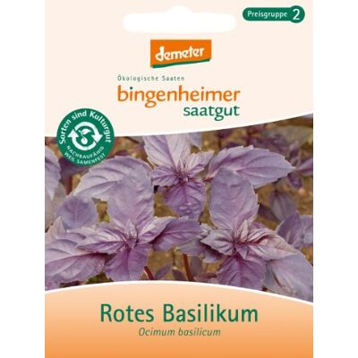 Bingenheimer Saatgut Rotes Basilikum Bingenheimer Saatgut Rotes Basilikum