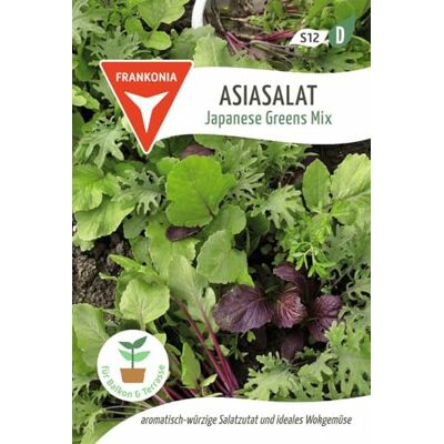 Frankonia ® Asiasalat, Japanese Greens Mix Gemüse-Samen Saatgut Asia-Salat-Samen (Brassica juncea) Frankonia ® Asiasalat, Japanese Greens Mix Gemüse-Samen Saatgut Asia-Salat-Samen (Brassica juncea)