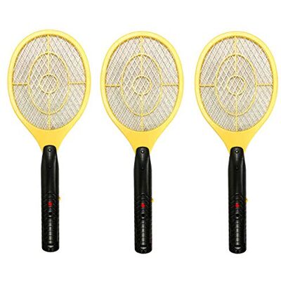Eaxus 3er Set Elektrische Fliegenklatsche 46cm Fliegenfänger Insektenvernichter Mückenklatsche Elektronische Insektenfalle Insektenschutz Eaxus 3er Set Elektrische Fliegenklatsche 46cm Fliegenfänger Insektenvernichter Mückenklatsche Elektronische Insektenfalle Insektenschutz