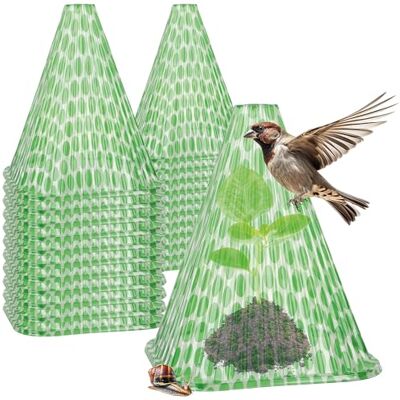 com-four ® 24x Sonnenhut für Pflanzen, Pflanzenschutzhaube 23 cm hoch Wachstumshilfe, Pflanzenhut, Pflanzglocke für Pflanzhilfe, Pflanzenschutz vor Frost, Schnecken und Vögeln com-four ® 24x Sonnenhut für Pflanzen, Pflanzenschutzhaube 23 cm hoch Wachstumshilfe, Pflanzenhut, Pflanzglocke für Pflanzhilfe, Pflanzenschutz vor Frost, Schnecken und Vögeln
