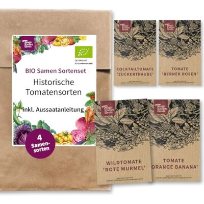 Magic Garden Seeds Historische Tomatensorten (Bio) Samenset mit 4 robusten Tomatensamen Alte Sorten Tomaten Samen Hochwertige Pflanzensamen für den Gemüsegarten Magic Garden Seeds Historische Tomatensorten (Bio) Samenset mit 4 robusten Tomatensamen Alte Sorten Tomaten Samen Hochwertige Pflanzensamen für den Gemüsegarten