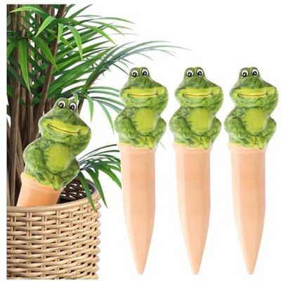 com-four ® 3x Automatische Bewässerung für Zimmerpflanzen, Wasserspender Tonkegel zur Blumen Bewässerung Hydrospikes com-four ® 3x Automatische Bewässerung für Zimmerpflanzen, Wasserspender Tonkegel zur Blumen Bewässerung Hydrospikes