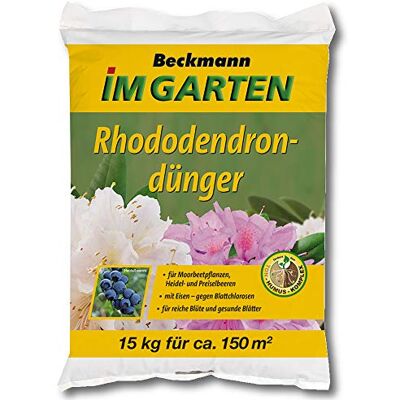 Beckmann Rhododendron Dünger Organisch-mineralisch 15 kg für ca. 200 m² Beckmann Rhododendron Dünger Organisch-mineralisch 15 kg für ca. 200 m²