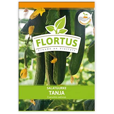 FLORTUS Freude an Vielfalt FLORTUS Salatgurke Tanja Gemüsesamen Gurkensamen Salatgurkensamen Samen zur Anzucht für Garten, Balkon, Küche & Fensterbank FLORTUS Freude an Vielfalt FLORTUS Salatgurke Tanja Gemüsesamen Gurkensamen Salatgurkensamen Samen zur Anzucht für Garten, Balkon, Küche & Fensterbank