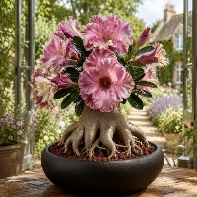 GXCGDRJ Dauerwüchsig WüStenrose-Schick, Kunst Design, Kältefeste, Hochwertige Dekoration, Exklusive Geschenke, -2 WüStenrosen-H GXCGDRJ Dauerwüchsig WüStenrose-Schick, Kunst Design, Kältefeste, Hochwertige Dekoration, Exklusive Geschenke, -2 WüStenrosen-H