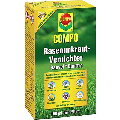 COMPO Rasenunkrautvernichter Banvel Quattro - Unkrautbekämpfung COMPO Rasenunkrautvernichter Banvel Quattro - Unkrautbekämpfung