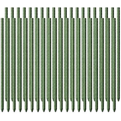 Toboli 40x Pflanzstäbe grün 60 cm Ø 8 mm Rankstäbe aus Metall und Kunststoff, Pflanzstangen für Tomaten und Kletterpflanzen Toboli 40x Pflanzstäbe grün 60 cm Ø 8 mm Rankstäbe aus Metall und Kunststoff, Pflanzstangen für Tomaten und Kletterpflanzen